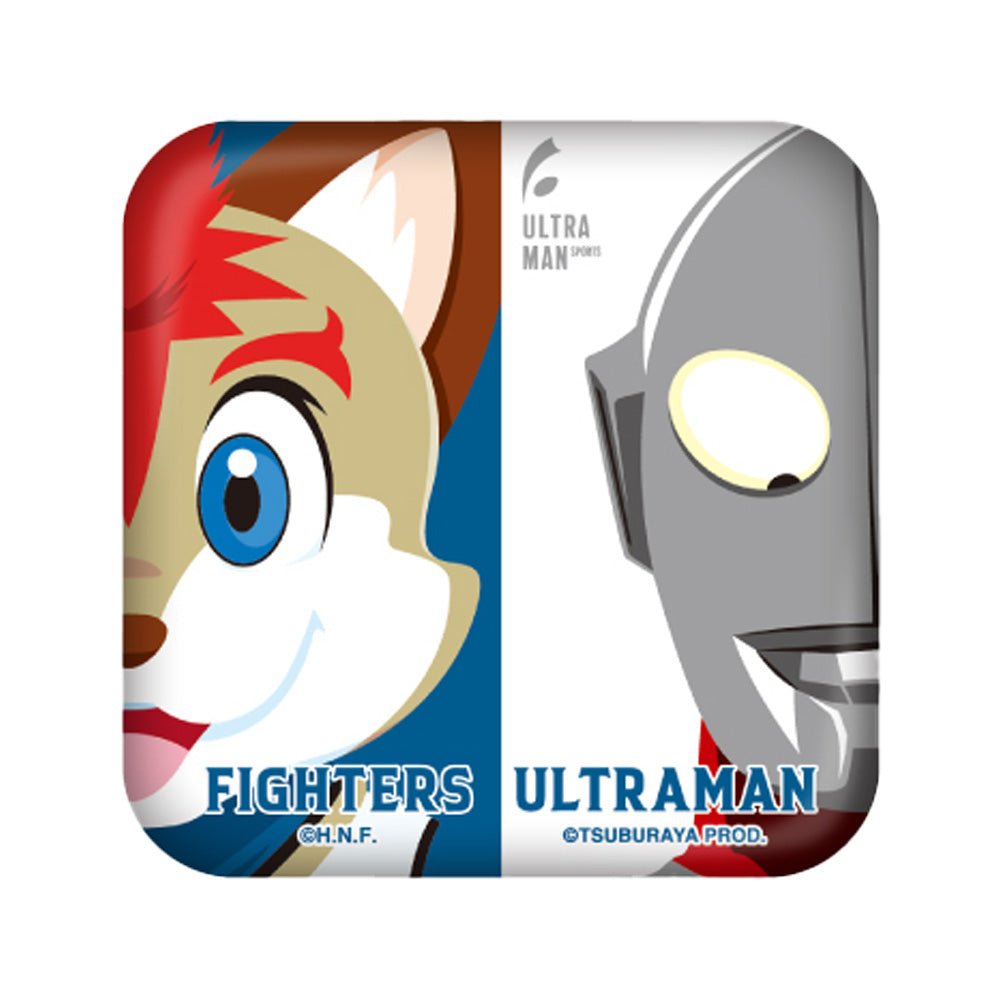 ULTRAMAN ウルトラマン (シリーズ 60周年 ) - ウルトラマン2024×北海道日本ハムファイターズコラボ / コントラスト / バッジ - PGS
